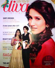 Arpita Bansal with Sagarika Ghatge on diva event