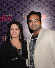 Gaurav Bhutani with wife 